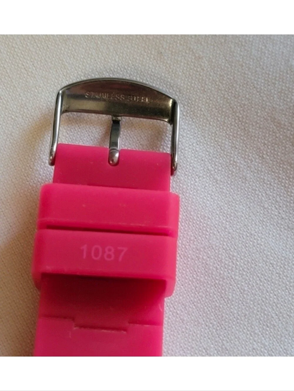 Coach Andee Pink Silicone Stainless Steel Watch Box Y2K NWOT